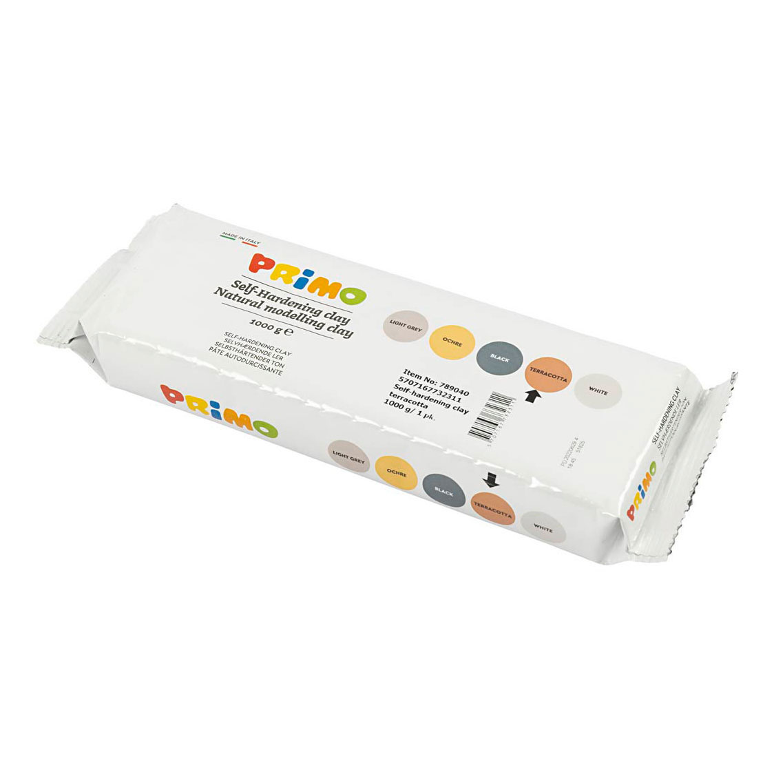 Zelfhardende Boetseerklei Terracotta, 1000gr