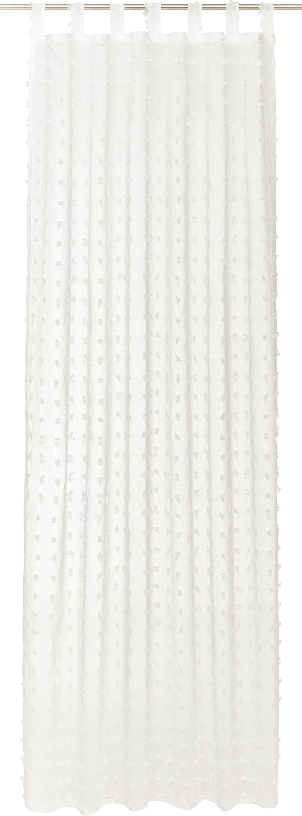 VIDA Fertigvorhang Tag - Weiss / B: 150.0 cm x H: 260.0 cm