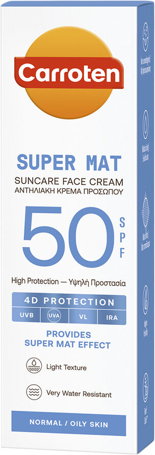 Carroten Carroten Face super Mat Cream SPF 50