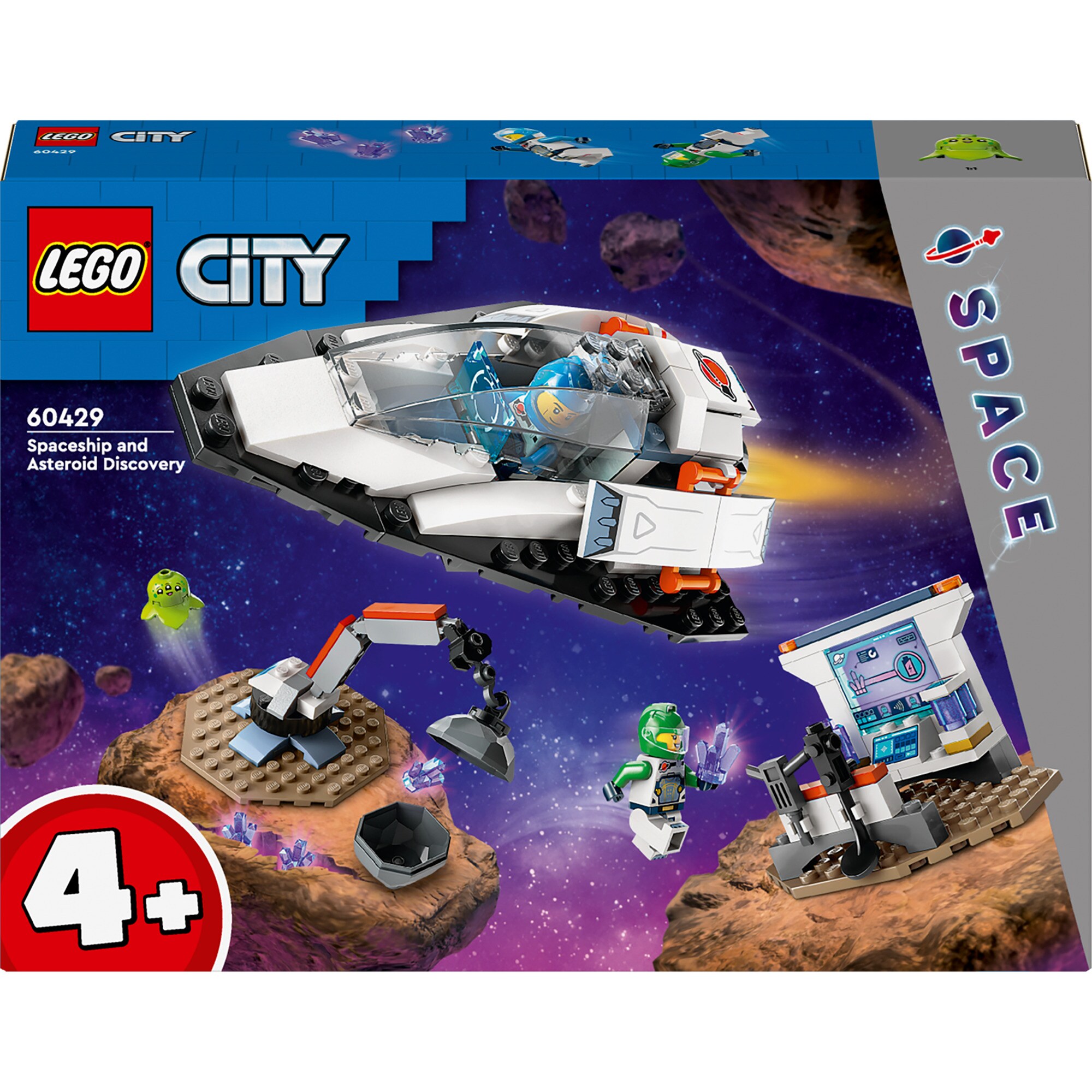 LEGO Konstruktionsspielzeug City Bergung eines Asteroiden im Weltall