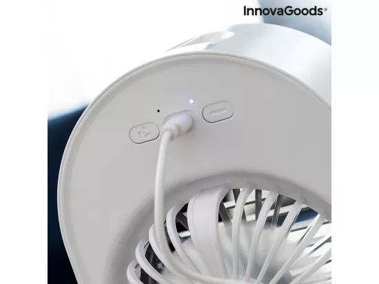 Mini-climatiseur Humidificateur à Ultrasons avec LED Koolizer InnovaGoods