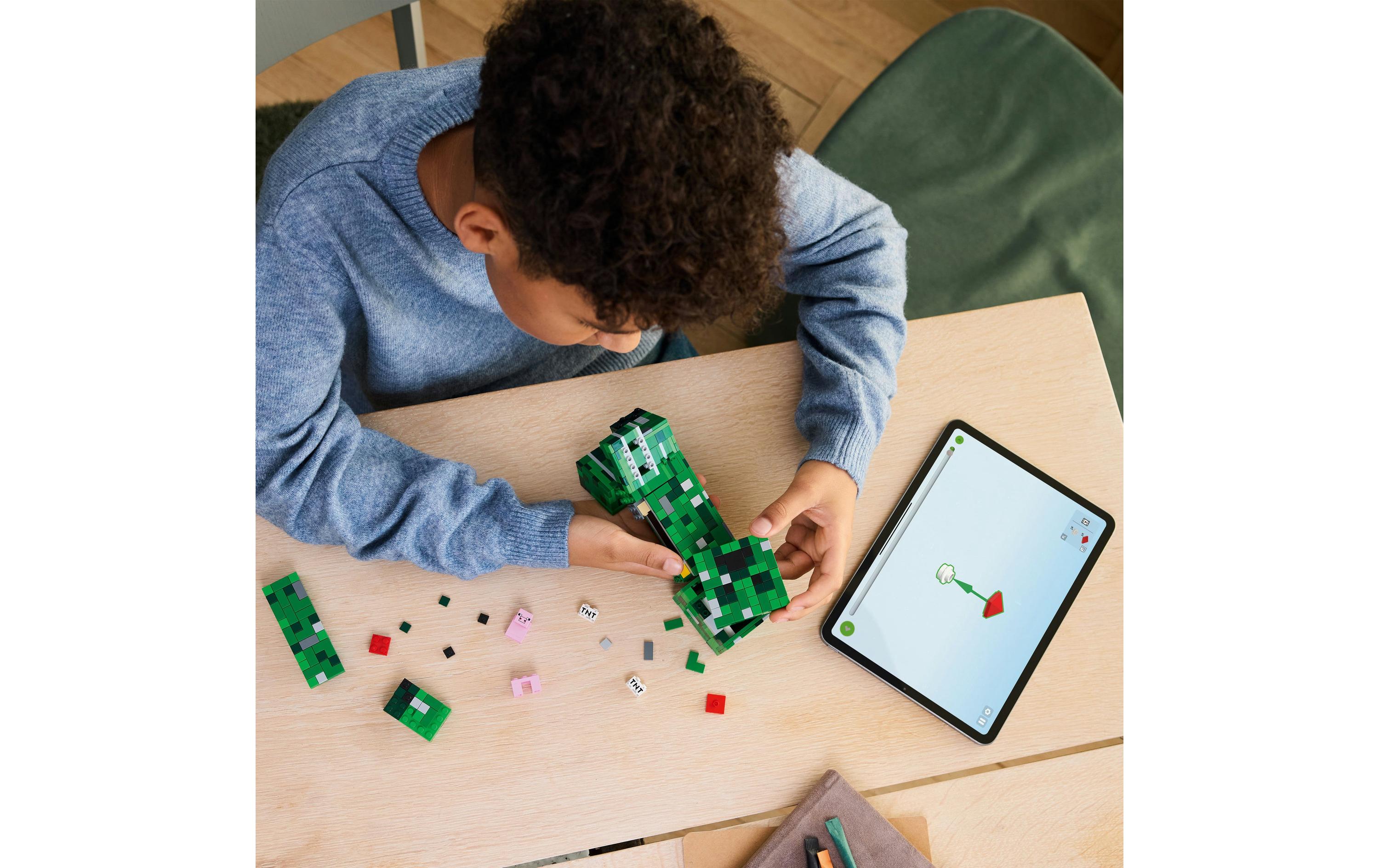Minecraft Der Creeper 21276Bewegliche Actionfigur für Kinder