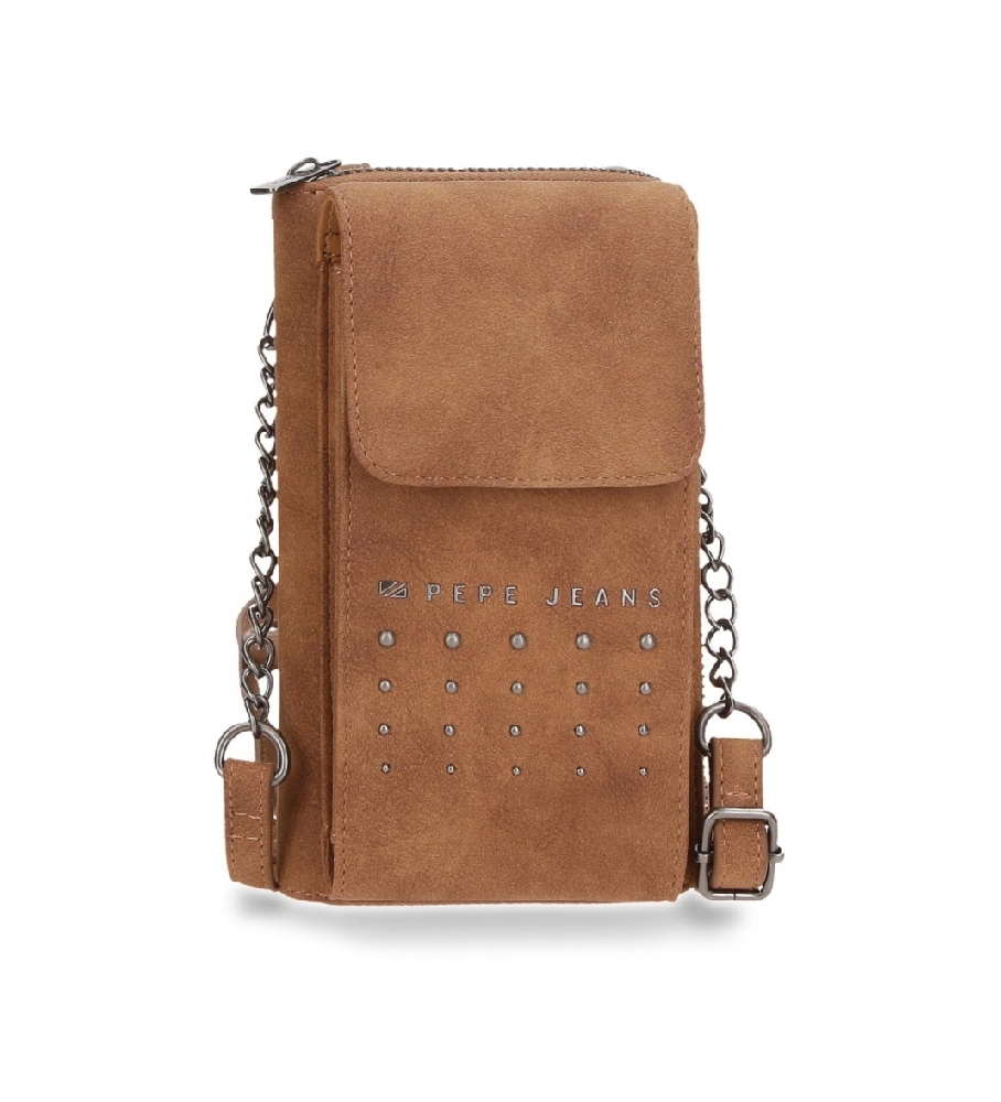 Bolsa de ombro marrom Holly da Pepe Jeans