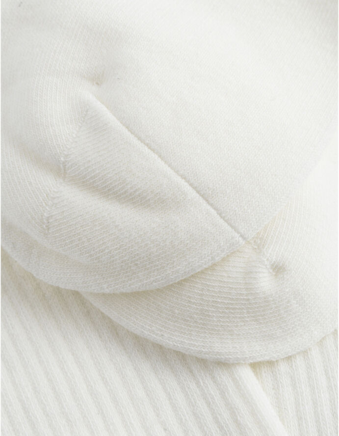 Les Deux William Stripe 2-Pack Socks Råhvid