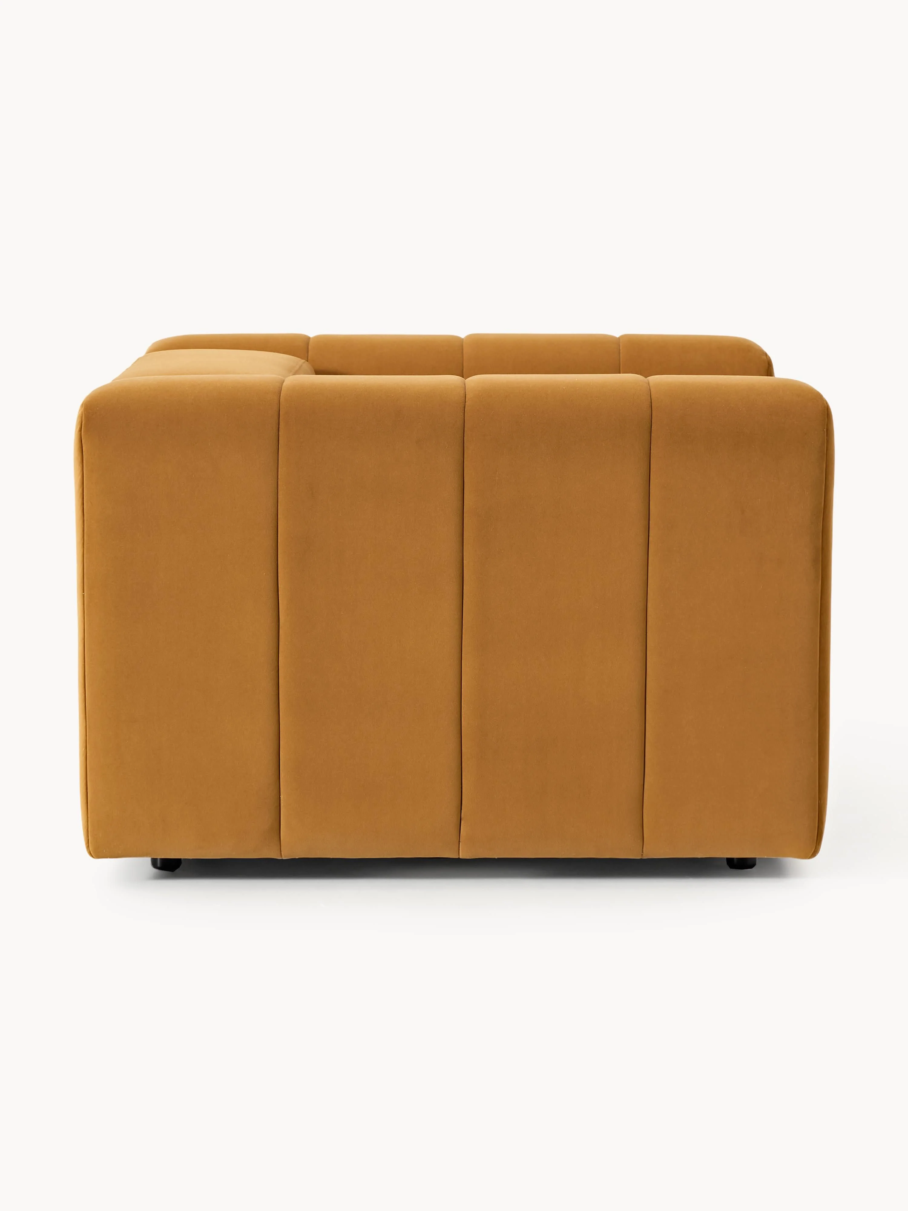 Fluwelen loungefauteuil Lena