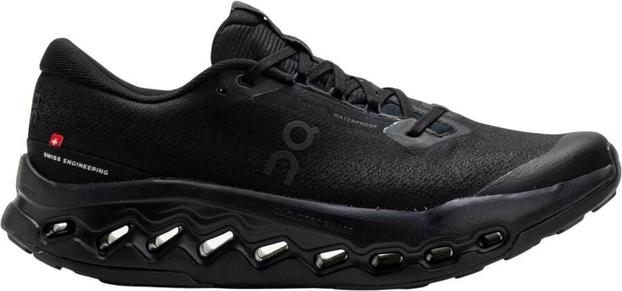 On Cloudsurfer Trail 2 WP Trailrunningschoenen zwart grijs