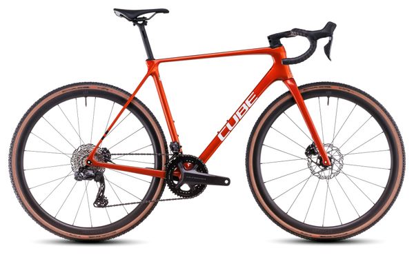 Vélo de Cyclocross Cube Cross Race C:62 SLX Shimano Ultegra Di2/GRX Di2 12V 700 mm Orange Electric 2025