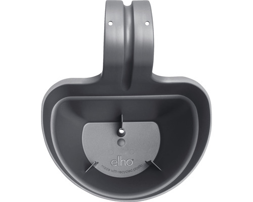 Hangende bloembak elho Vibia Campana kunststof Ø 20,5 cm H 26,5 cm antraciet