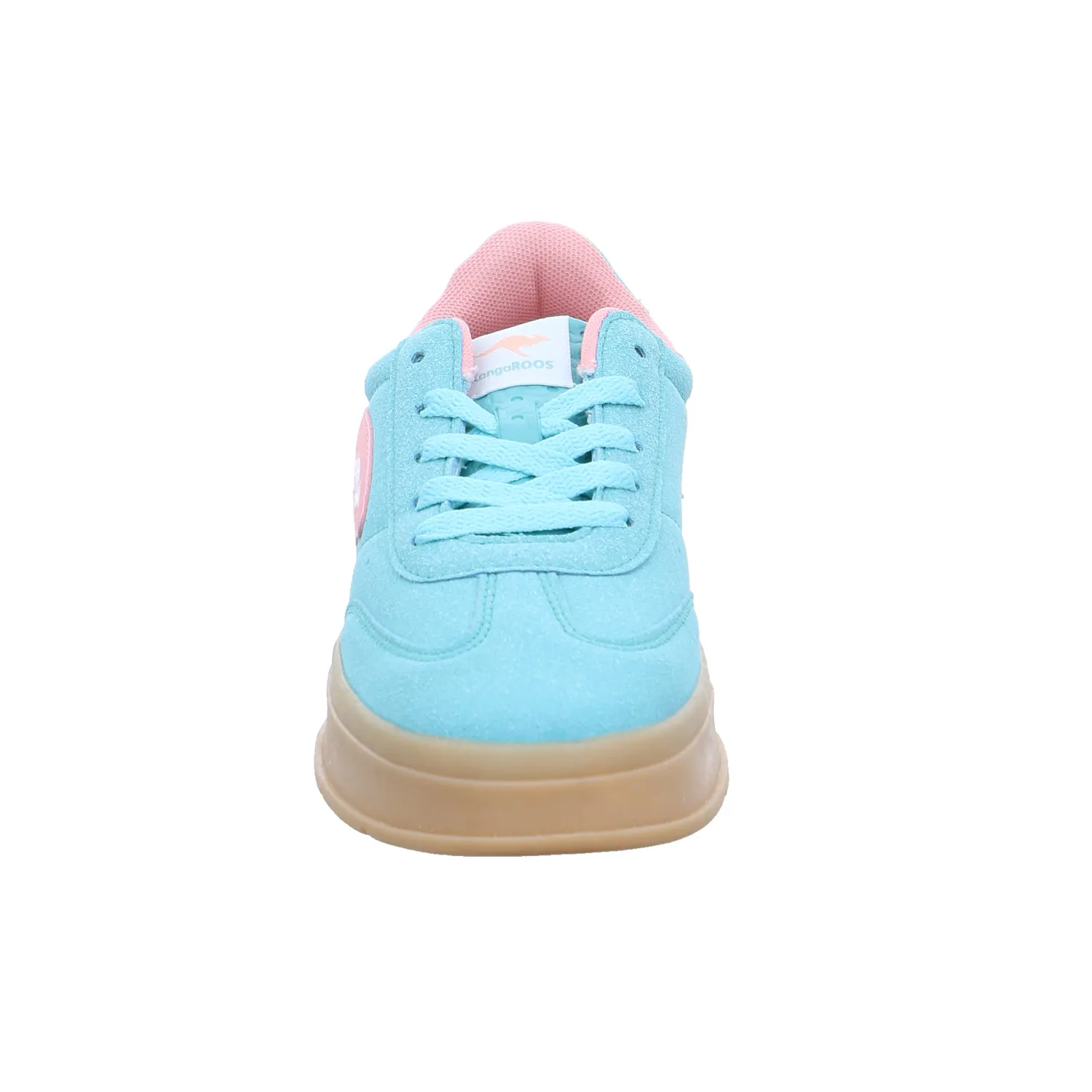 KANGAROOS Mädchen-Halbschuh Binder Türkis Lederimitat  Sneaker