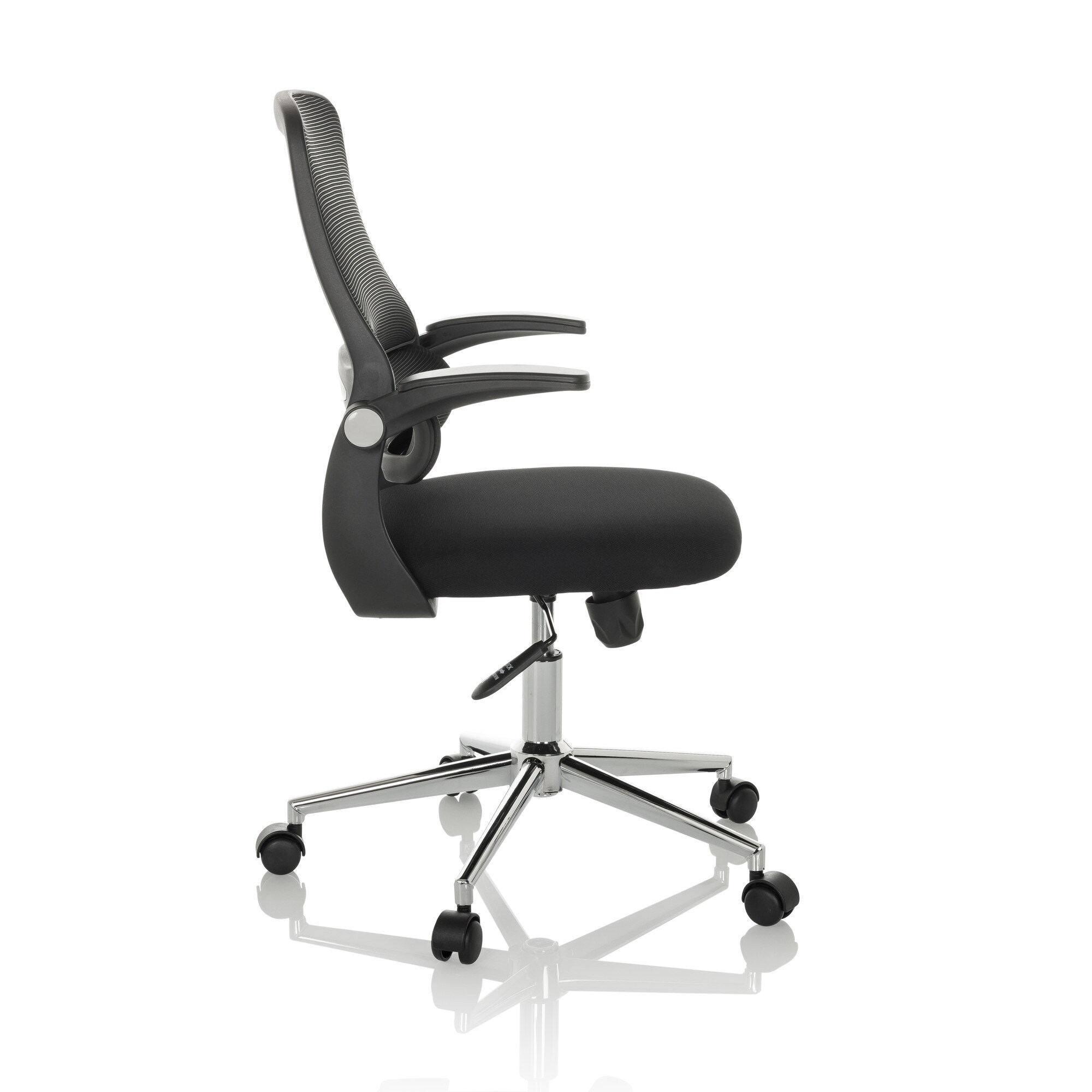 Home Office Bürostuhl MIKO B ECO Stoff/Netzstoff mit abklappbaren Armlehnen hjh OFFICE