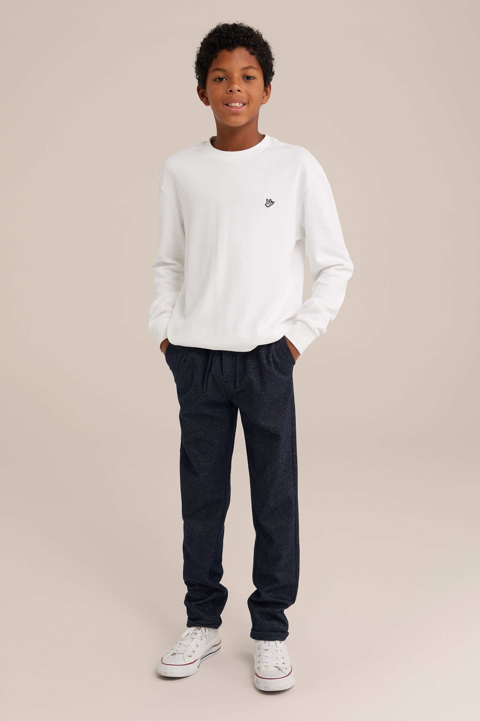 Jongens pantalon met dessin Blue Ridge Donkerblauw