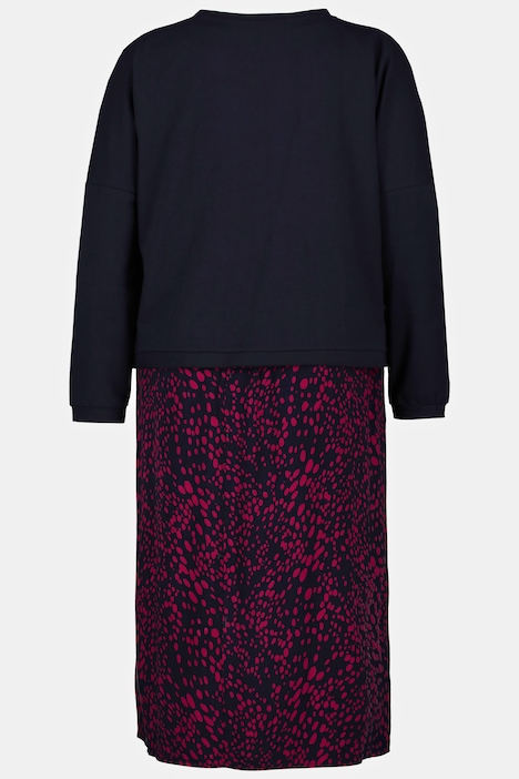Bellieva-Sweatkleid, Stillfunktion, Rundhals