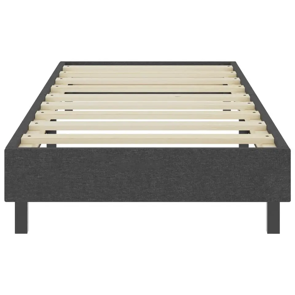 vidaXL - Eenpersoonsbed frame - Grijs - Stof - 100x200 cm