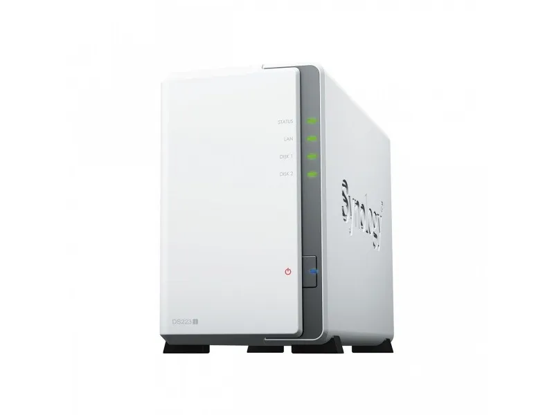 Synology Disk Station DS223J - NAS-server - SATA 6Gb/s - RAID 0, 1, JBOD - RAM 1 GB - Gigabit Ethernet - iSCSI support