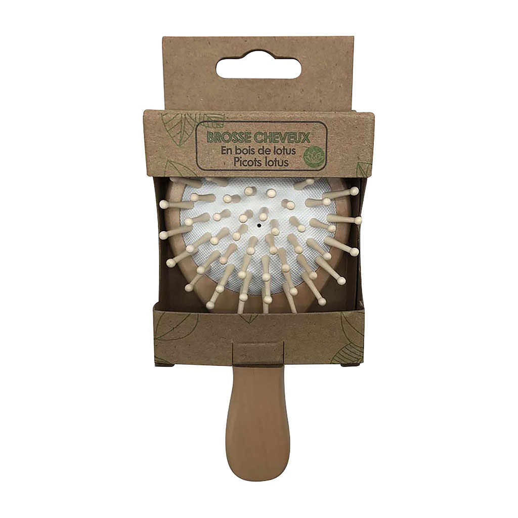 Brosse à cheveux ronde pneumatique 7.5x18.4x3.5cm