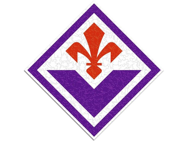Iconic Puzzle ACF Fiorentina – Logo Offizielles Holzpuzzle, Grösse M