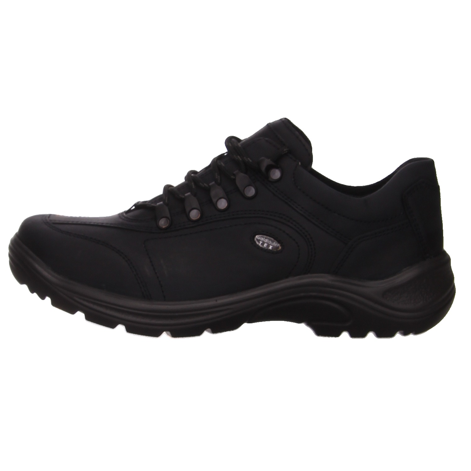 Waldläufer Sneaker schwarz schwarz