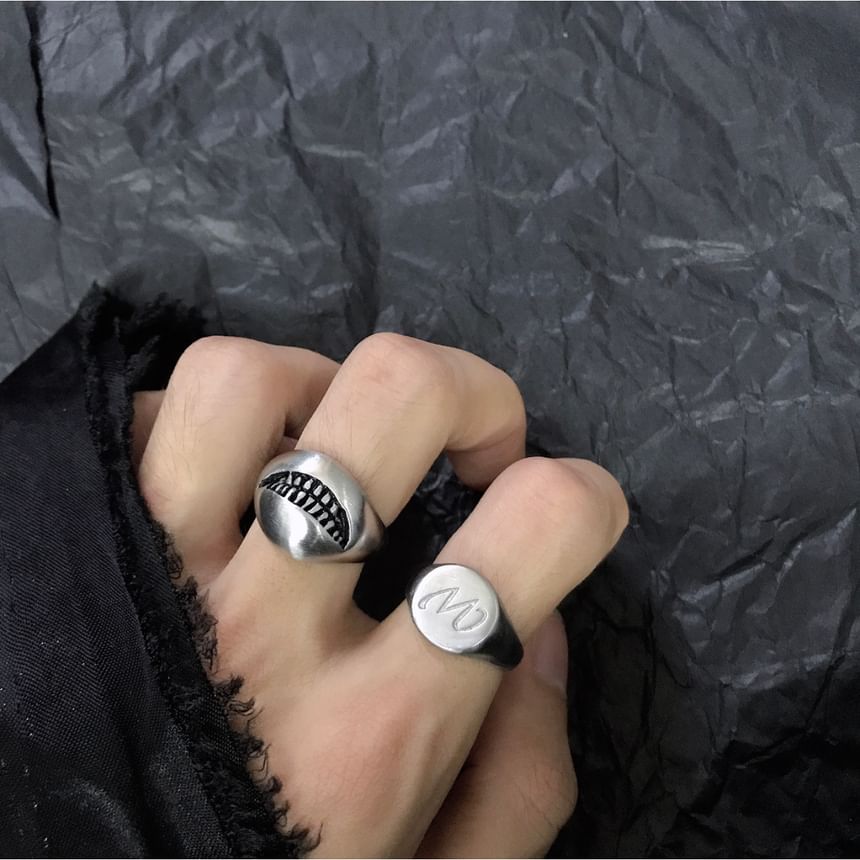 Black Degree - Smile gegraveerde ring
