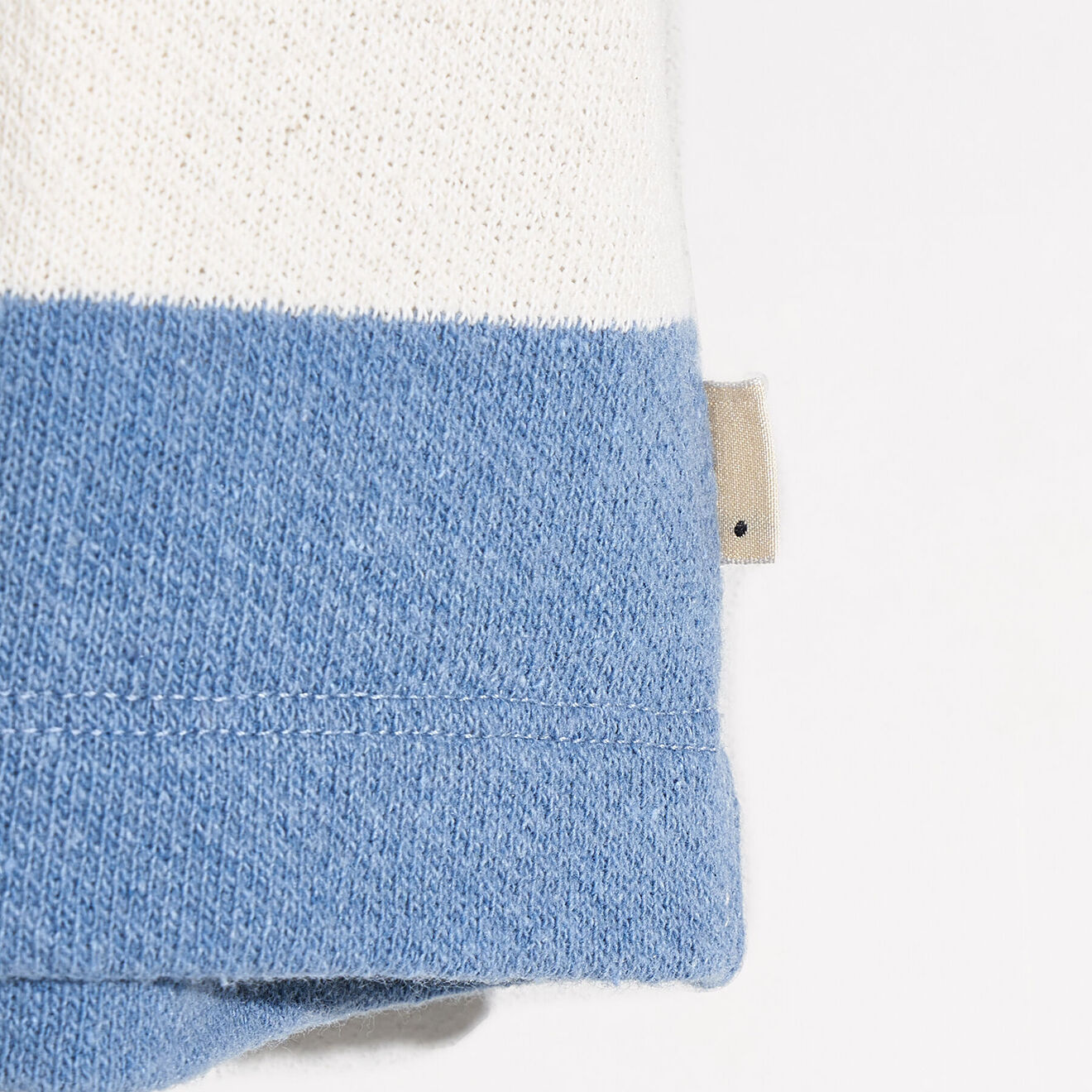 Bellerose T-Shirt Sine rayé blanc/bleu