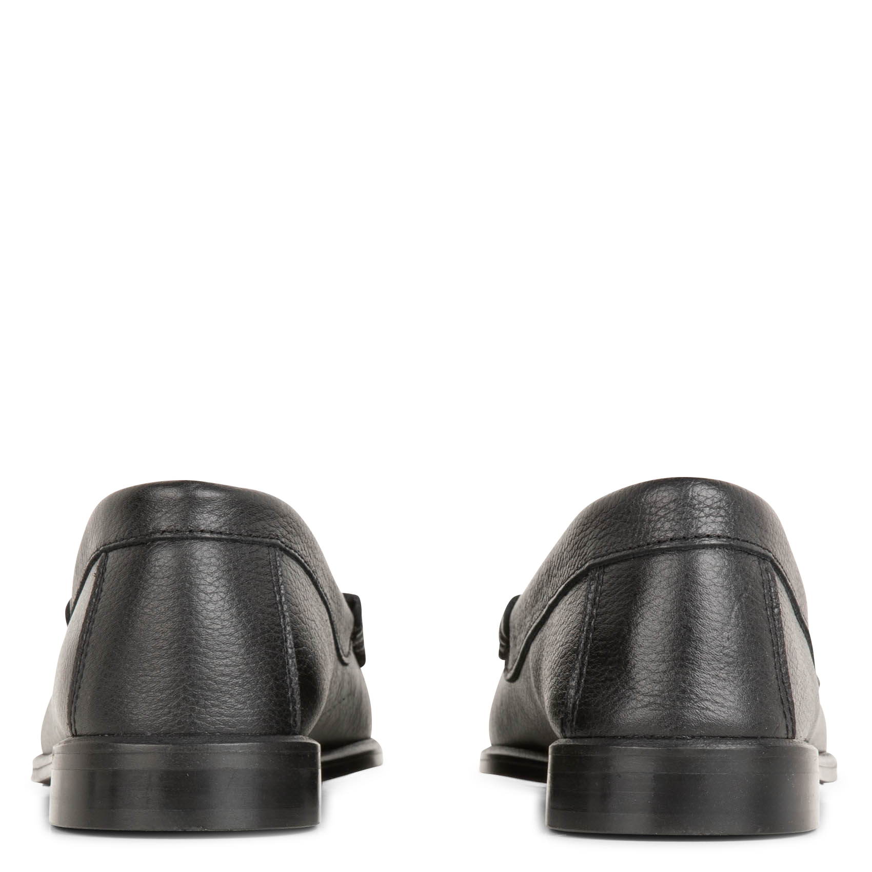DRISS - Mocassins en cuir/ MASQUE RETOUR MARQUE | Noir