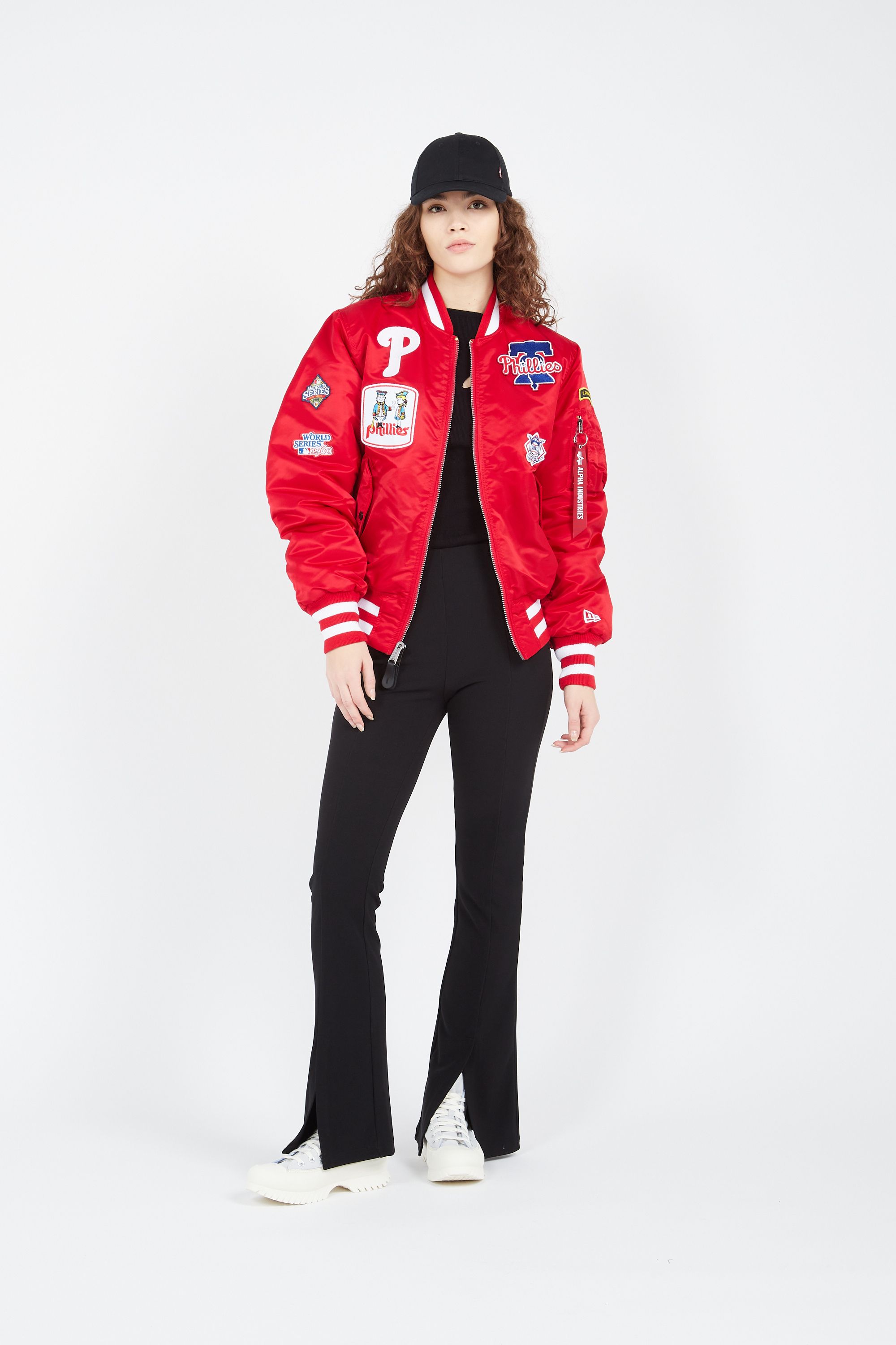NEW ERA Bomber MA-1M  PHILADELPH Rouge