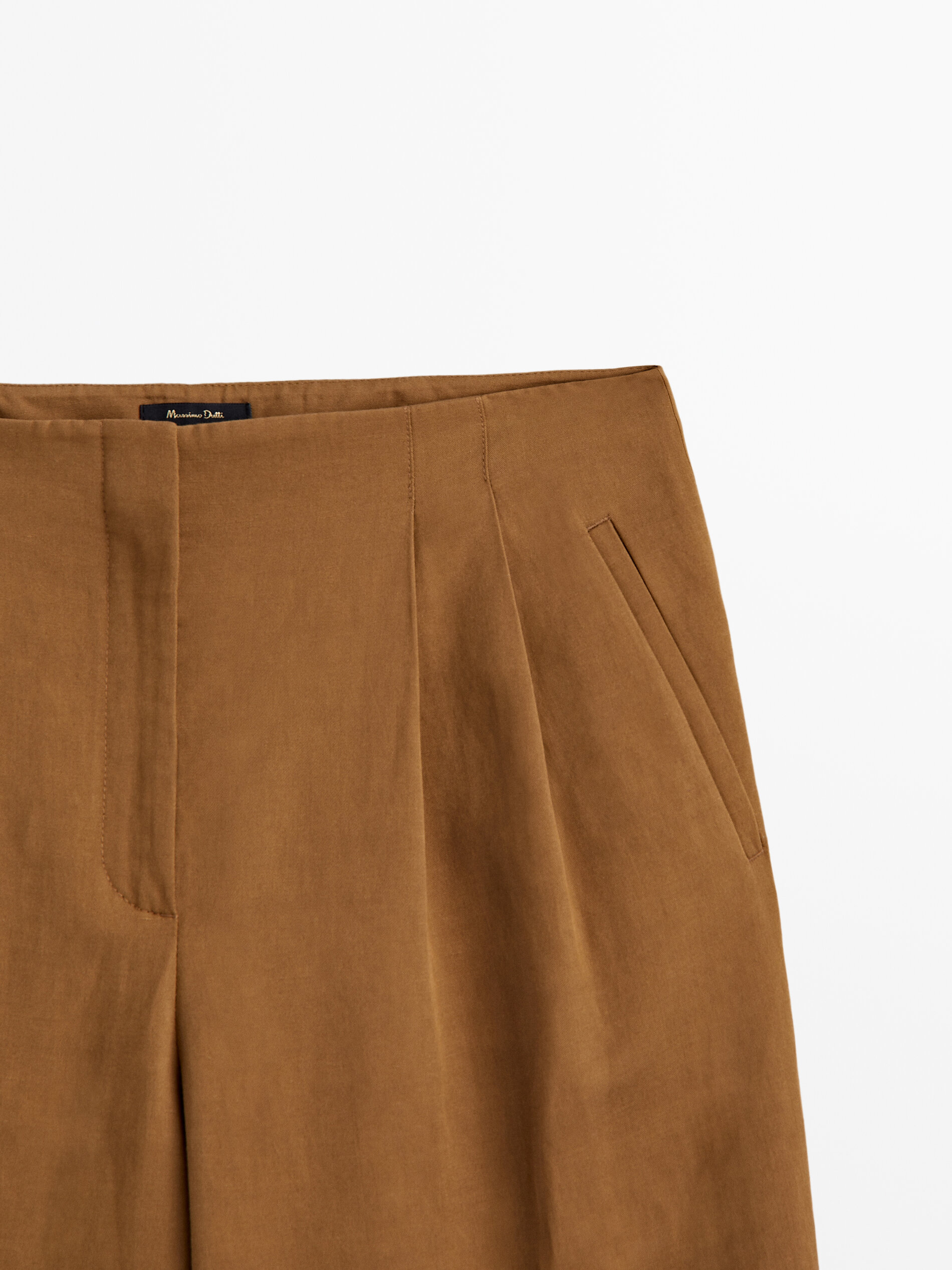 Calça reta com fecho duplo - Candy