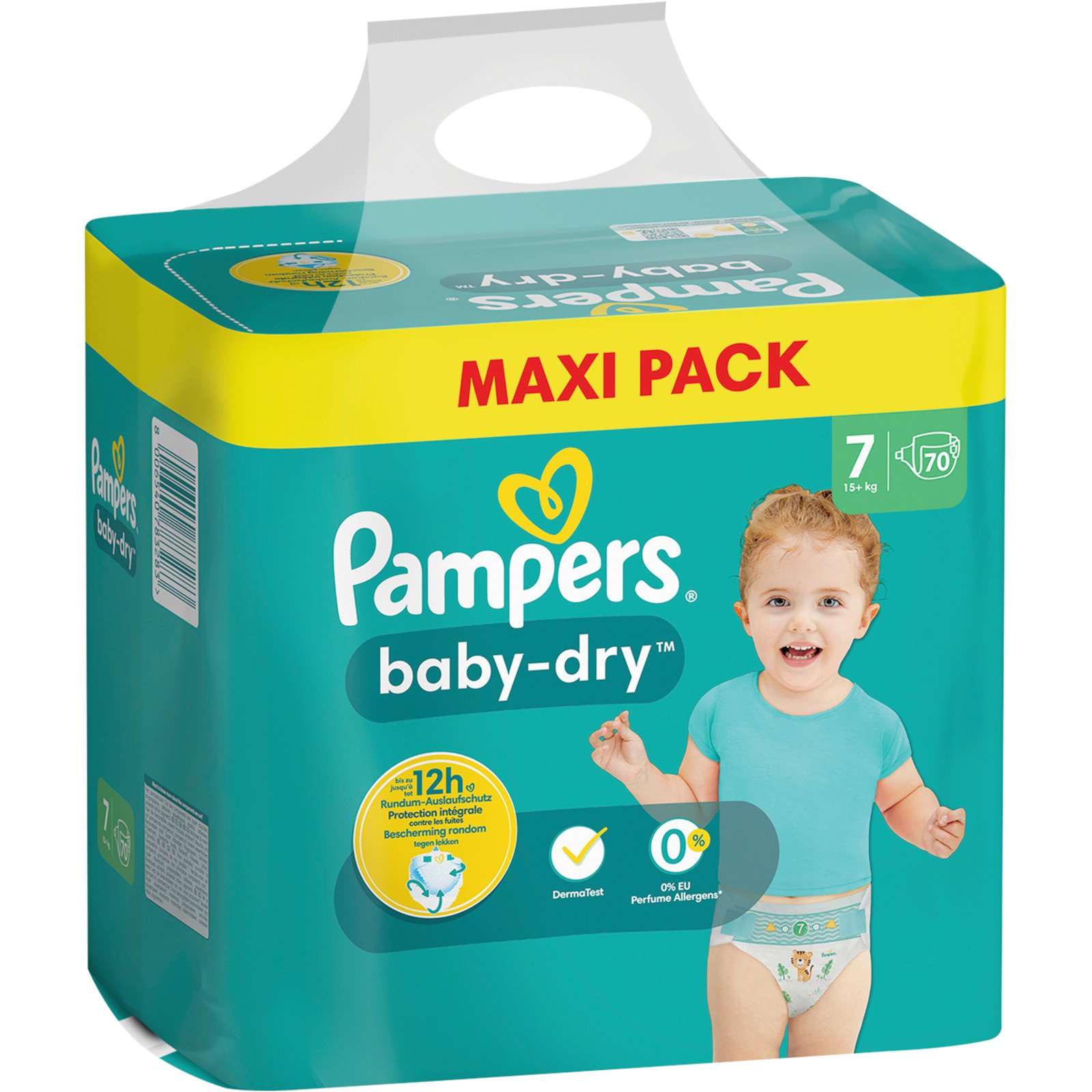 Pampers Baby-Dry Grösse 7 Maxi-Pack 70 Windeln