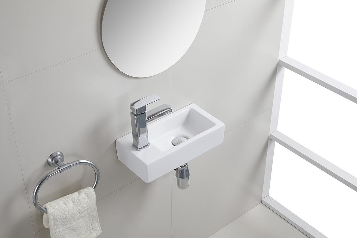 Mueller Mini Apa links fontein 360x180x90 mat wit