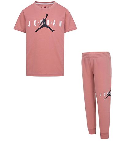 Jordan Set - Jogginghosen/T-Shirt - Nachhaltig - Rot Stardust