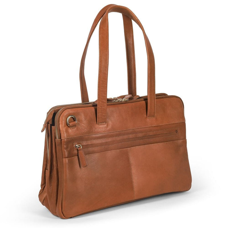 Plevier Dames Laptoptas Hearst 15,6 inch Cognac
