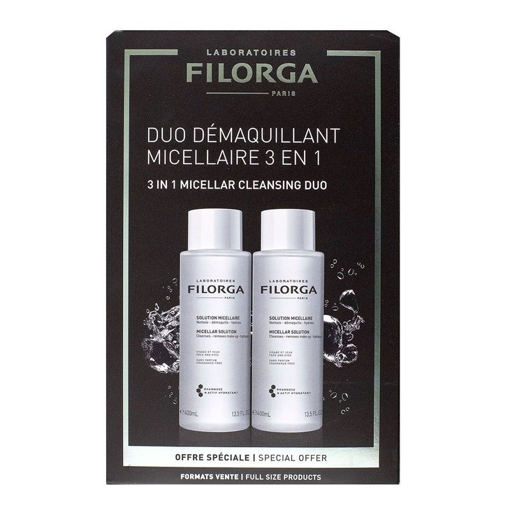 Duo démaquillant micellaire 3en1 2x400ml