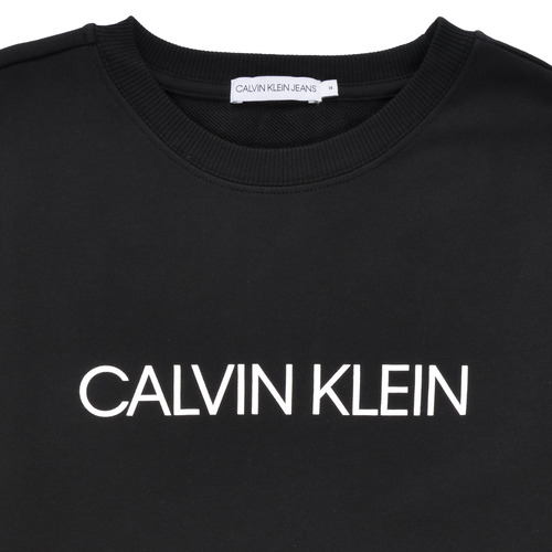 Calvin Klein Jeans - INSTITUTIONAL LOGO SWEATSHIRT - Noir