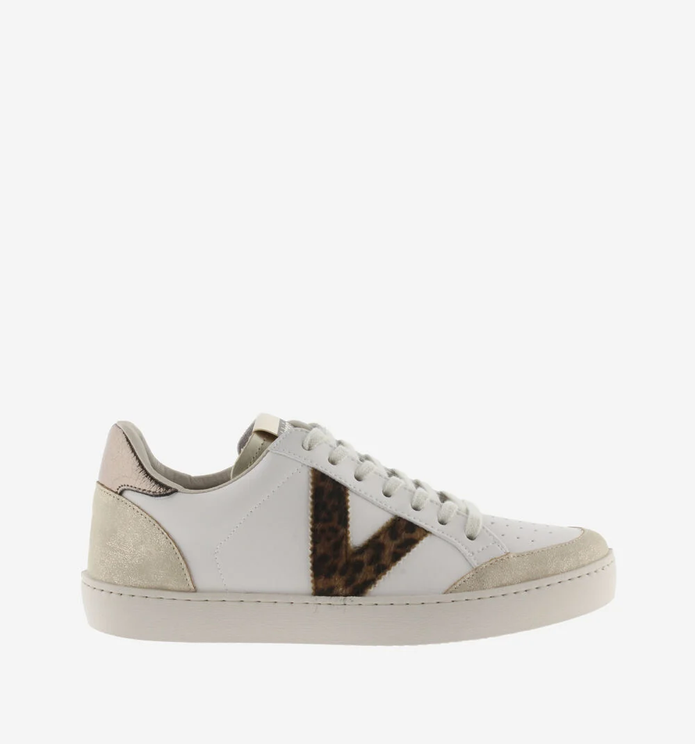 BERLÍN EFFET CUIR BRILLANCE Baskets pour femmes à imprimé animalier CUERO