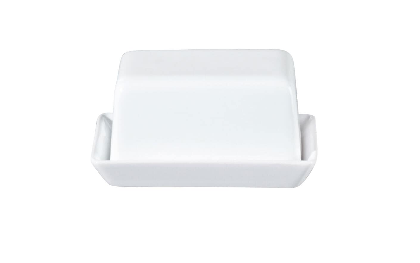 ASA Butterdose GRANDE 8 x 5 x 10.5 cm Keramik weiß