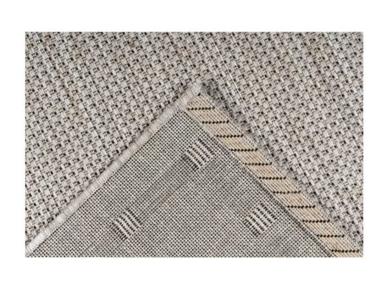 Tapis 110x60cm, design F025A coloris argent - Confort et élégance pour votre intérieur