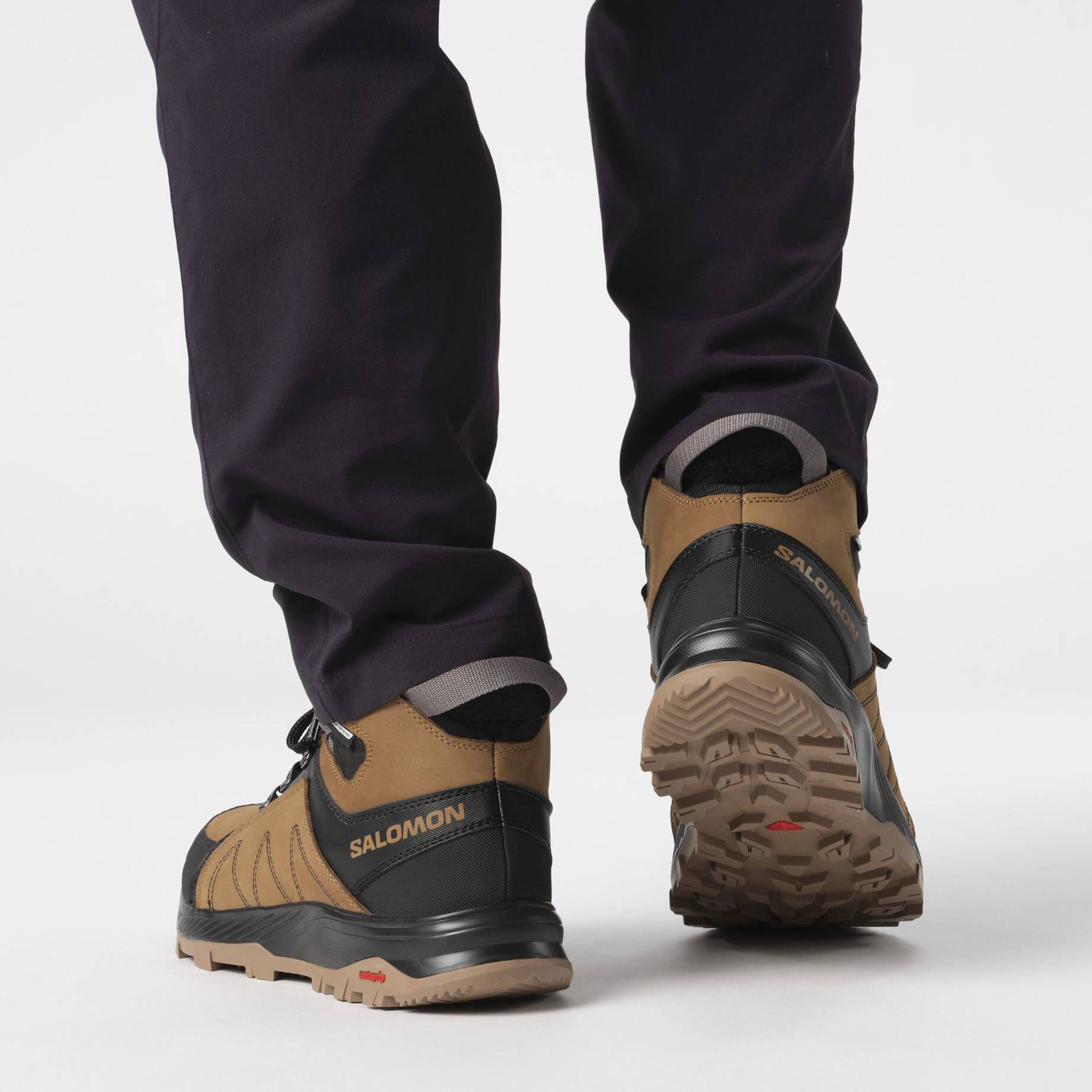 Salomon| Herren Wanderschuhe OUTCHILL wasserdicht mit Nubukleder