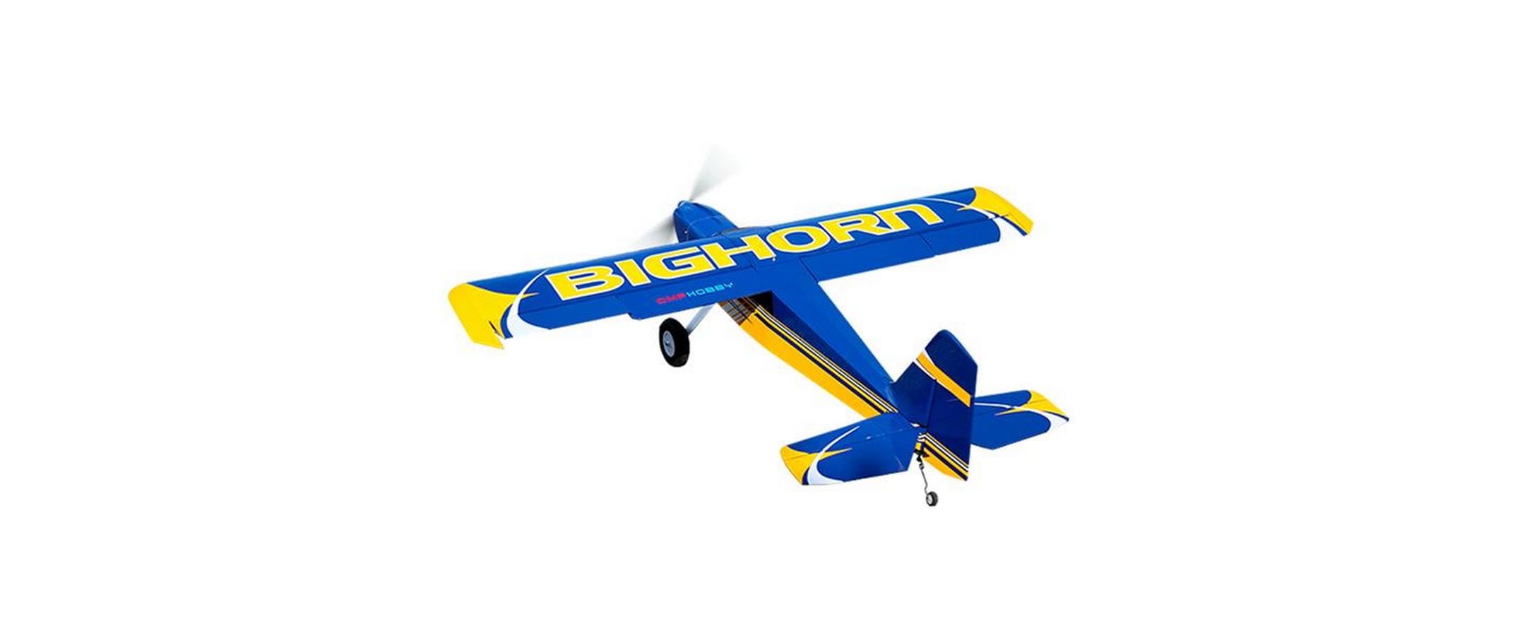 Motorflugzeug Bighorn Pro (Flap) 1250 mm Blau, PNP<br>49