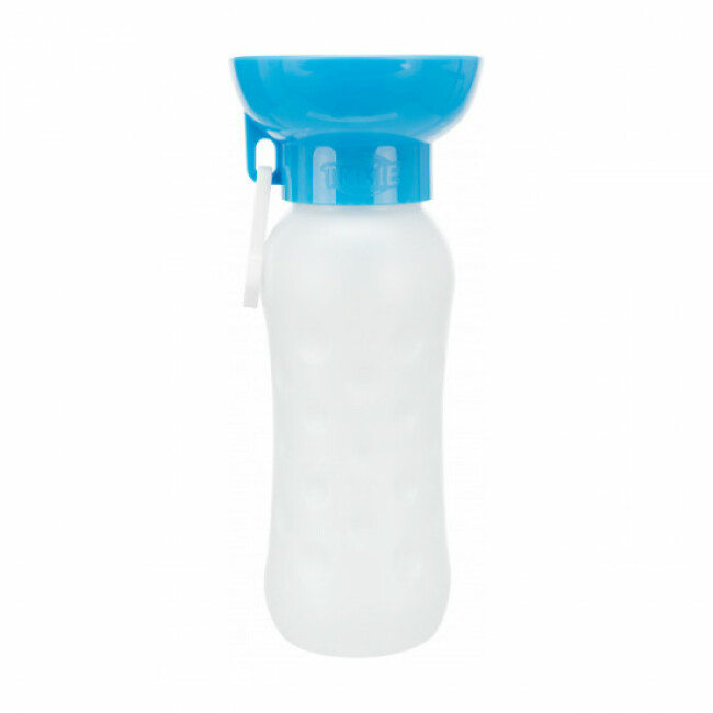 Gourde en plastique avec écuelle pour chien