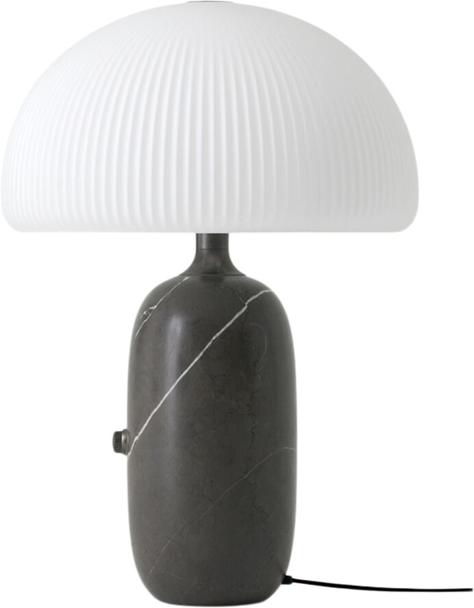 Vipp Vipp592 Sculpture table lamp, Grey Sort & hvid