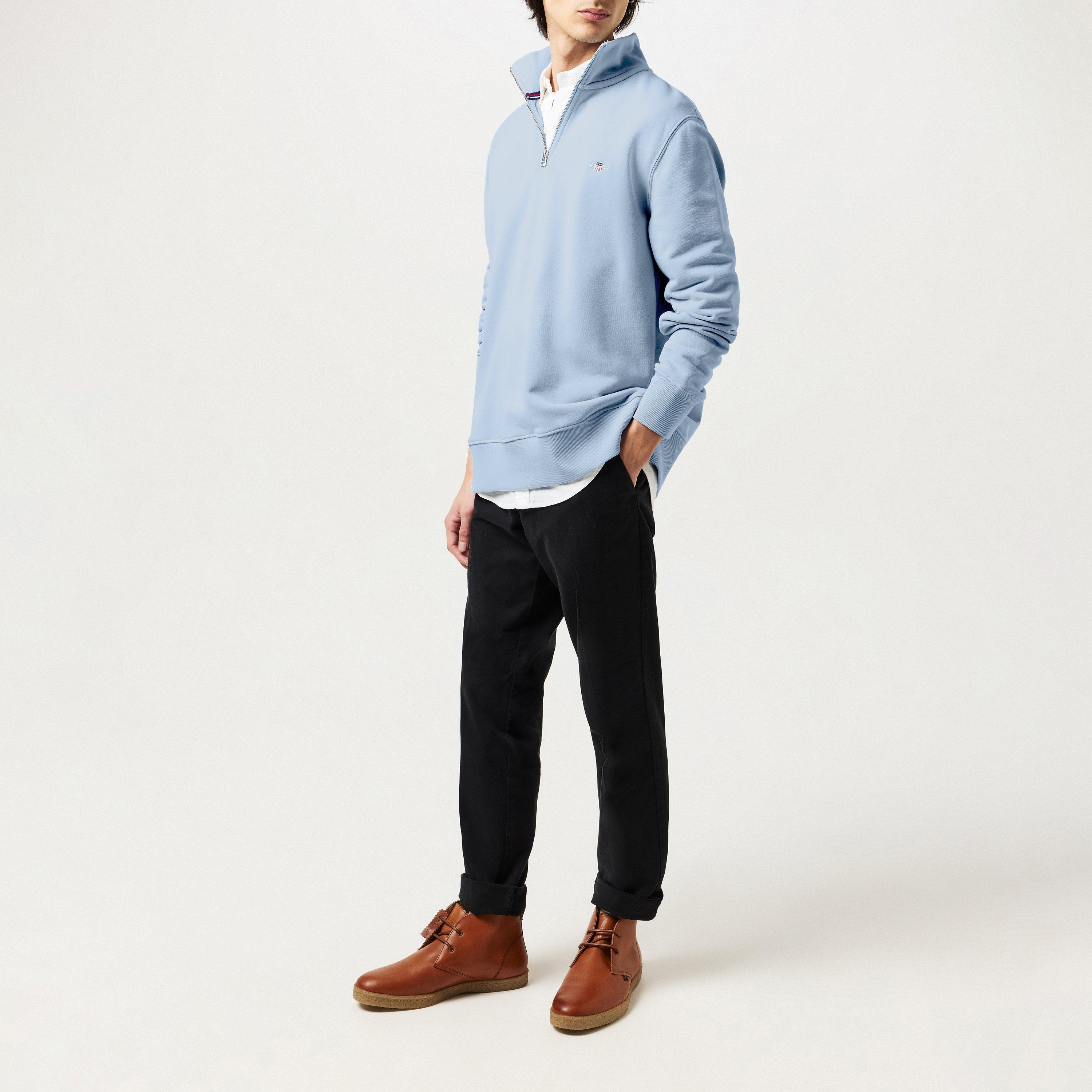 Gant Shield Half Zip Sweatshirt