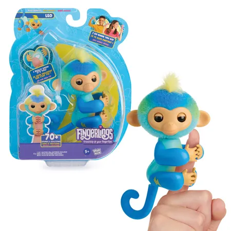 Boti Fingerlings 2.0 basic Äffchen Leo blue