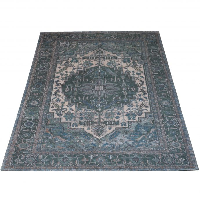 Heris green 200 x 290 cm