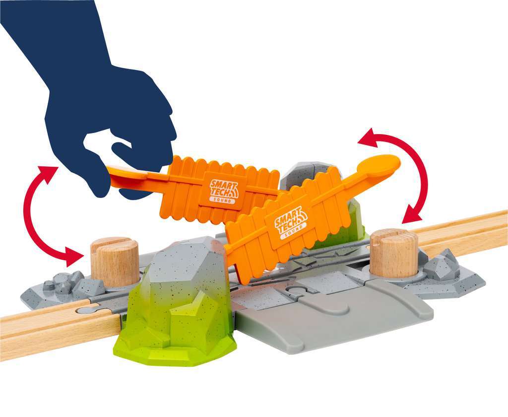 BRIO Spiel Smart Tech Sound Abenteuer-Bahnübergang