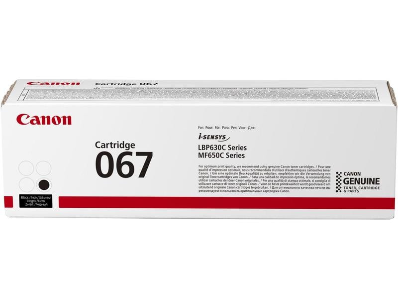 Canon Toner 067 / 5102C002 Black Druckerpatrone, Schwarz