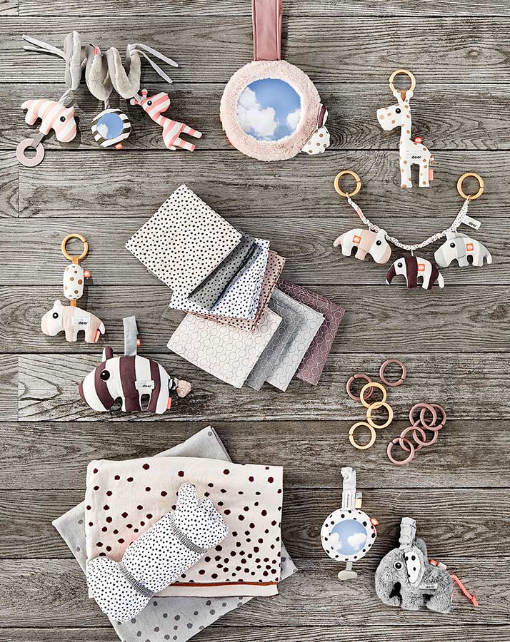 Greifling TO GO FRIEND – RAFFI in rosa