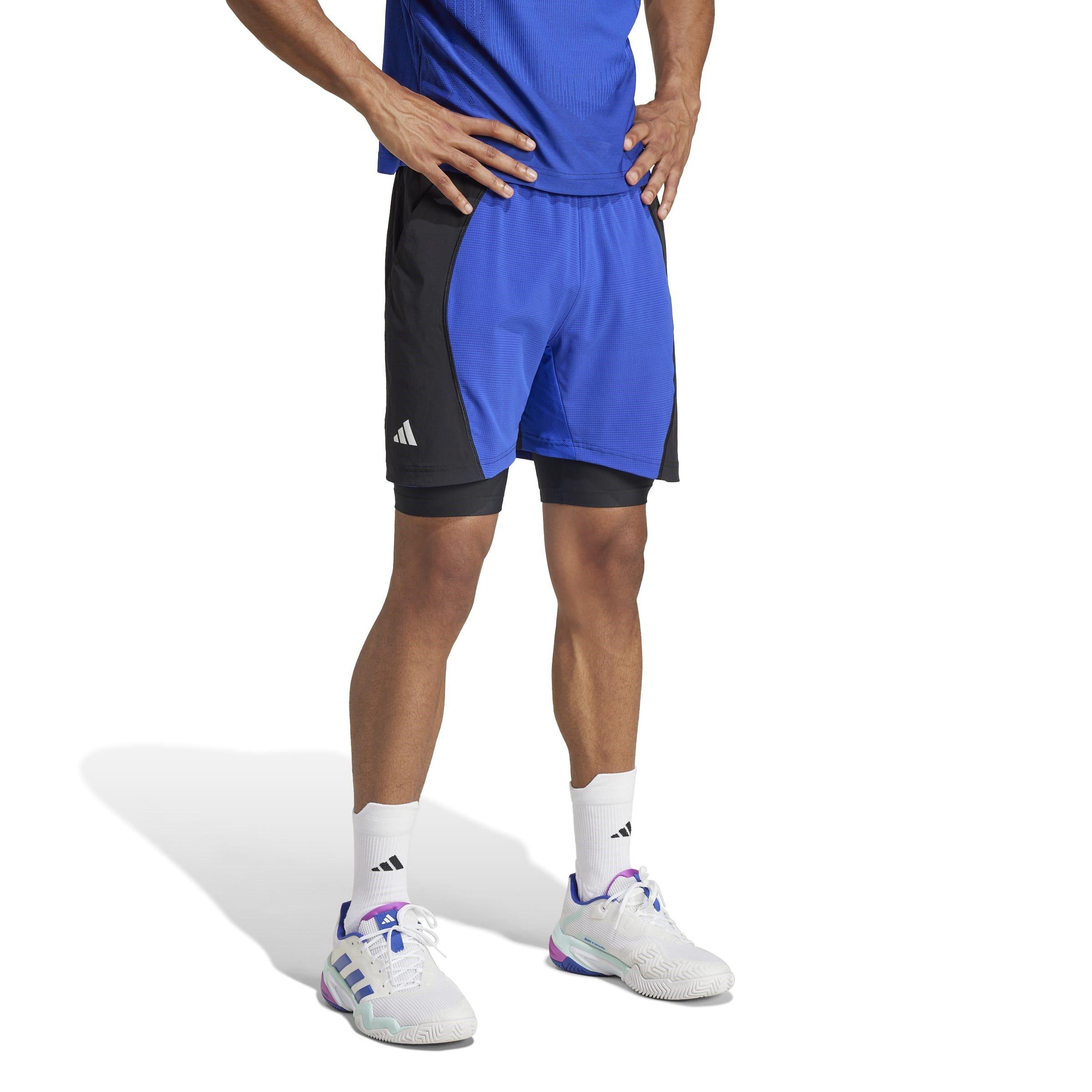 adidas Tennis Shorts and Inner Shorts Set Mens
