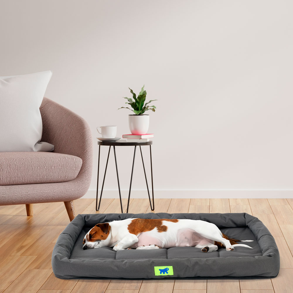 Ferplast panier chien coussin chien moyen taille tissu anti-rayures housse amoviblematelas pour chien imperméable 76 x 53 x 5