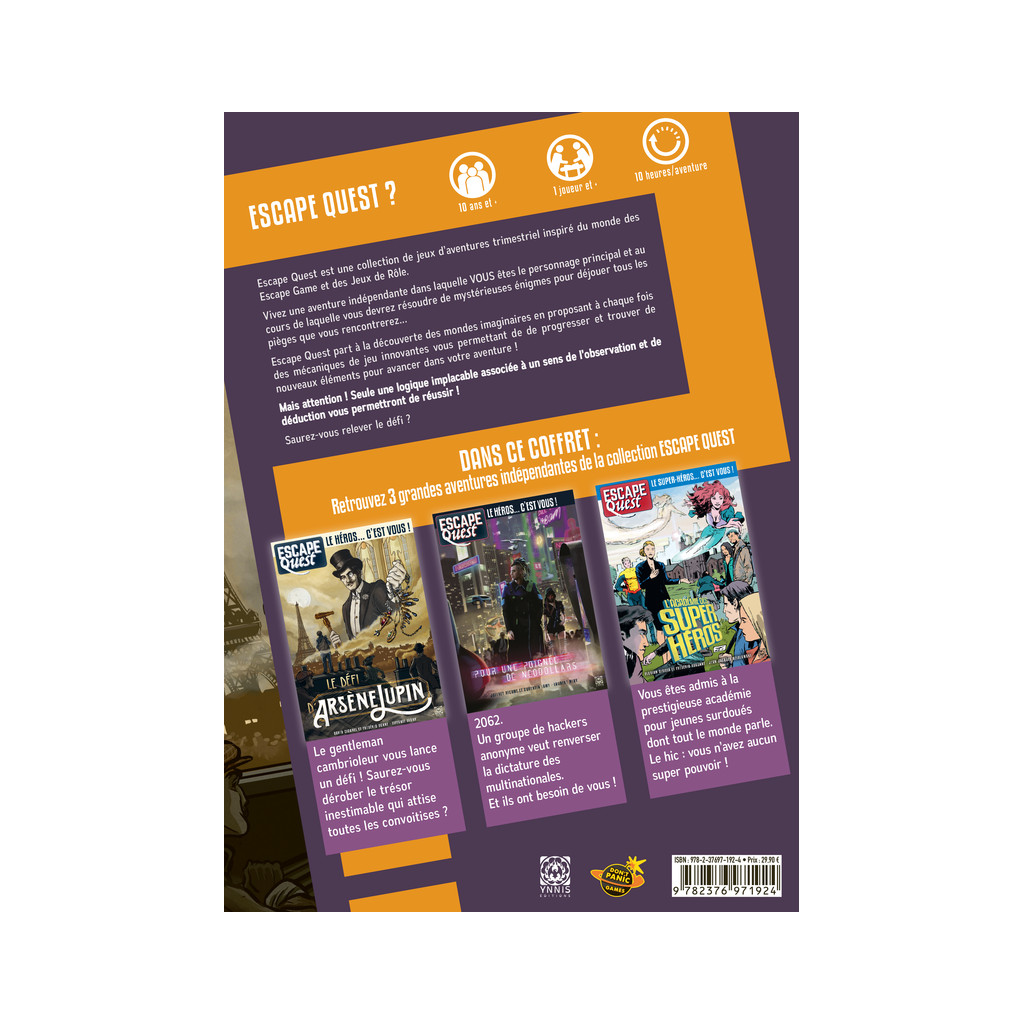 Escape Quest - Le Coffret Tome 4 à 6