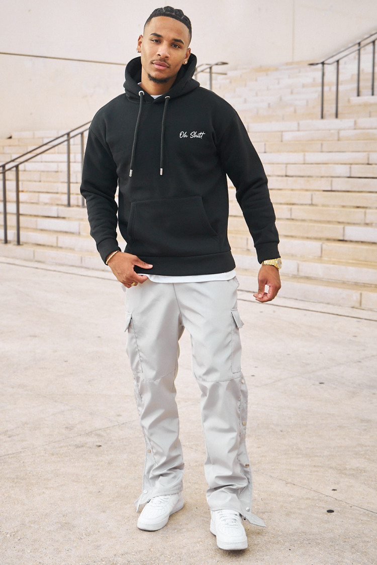 Sweat à capuche noir 