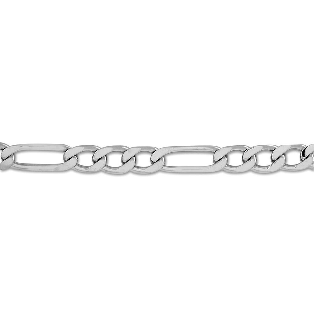 Bracelet Vivian Maille Alternee 1/3 Argent Blanc